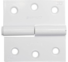 Карточная петля 75x75x2.4 мм, разъемная, правая, цвет белый цинк STAYER 37613-75-2R