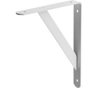 Усиленный уголок-кронштейн 250x200x30x4 мм, белый STAYER 37421-1
