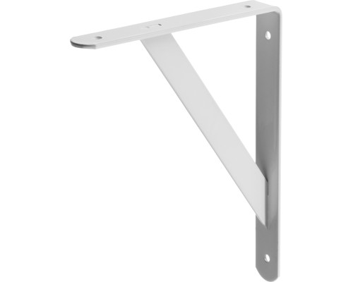 Усиленный уголок-кронштейн 250x200x30x4 мм, белый STAYER 37421-1