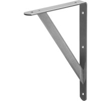 Усиленный уголок-кронштейн 300x200x30x4 мм, оцинкованный STAYER 37422-5