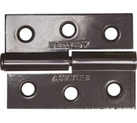 Карточная петля 65x48x2.0 мм, разъемная, левая, цвет коричневый STAYER 37613-65-3L