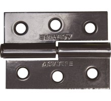 Карточная петля 65x48x2.0 мм, разъемная, левая, цвет коричневый STAYER 37613-65-3L