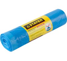 Мусорные мешки Stayer 120 л, 10 шт, синие, особопрочные, особопрочные с завязками STAYER 39155-120
