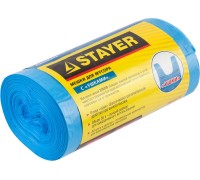 Мусорные мешки Stayer 35 л, 30 шт, голубые, с "ушками" STAYER 39155-35