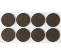 Мебельные накладки d 25 мм, самоклеящиеся, фетровые, 8 шт, коричневые STAYER 40910-25