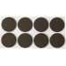 Мебельные накладки d 28 мм, самоклеящиеся, фетровые, 8 шт, коричневые STAYER 40910-28