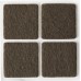 Мебельные накладки 25x25 мм, самоклеящиеся, фетровые, 4 шт, коричневые STAYER 40912-25
