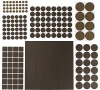 Набор мебельных накладок коричневые, самоклеящиеся, 175 шт STAYER 40916-H175