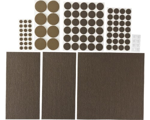 Набор мебельных накладок коричневые, самоклеящиеся, 98 шт STAYER 40916-H98