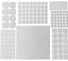 Набор мебельных накладок белые, самоклеящиеся, 175 шт STAYER 40917-H175