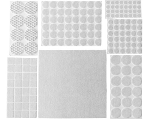 Набор мебельных накладок белые, самоклеящиеся, 175 шт STAYER 40917-H175