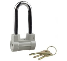Навесной замок 55 мм, облегченный, дисковый механизм, удлиненная дужка STAYER 37149-60-1