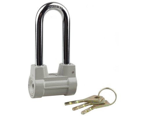Навесной замок 55 мм, облегченный, дисковый механизм, удлиненная дужка STAYER 37149-60-1
