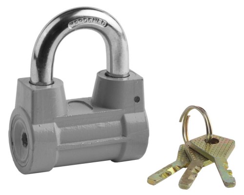 Навесной замок 55 мм, облегченный, дисковый механизм секрета STAYER 37149-60