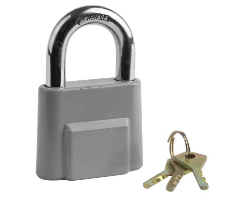 Навесной замок 65 мм, дисковый механизм секрета STAYER 37147