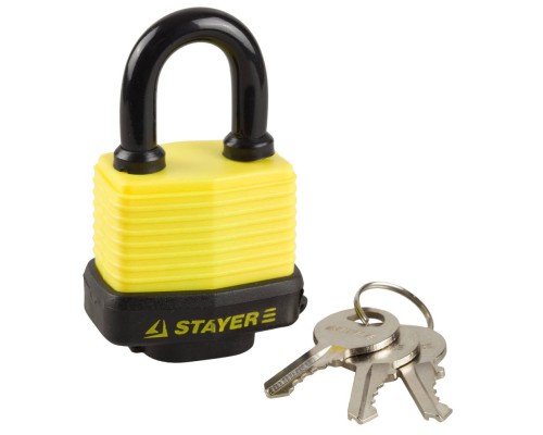 Навесной замок 50 мм, всепогодный STAYER 37140-40