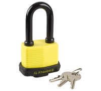 Навесной замок 60 мм, всепогодный, удлиненная дужка STAYER 37141-50