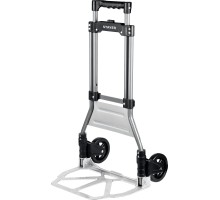 Складная хозяйственная тележка PROTruck, до 90кг, каркас из стали, платформа из алюминия, платформа 39х28см, колеса d13см, вес 4кг STAYER 38755-90