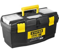 Пластиковый ящик для инструментов VEGA-19, 490x250x250 мм, (19") STAYER 38105-18_z03