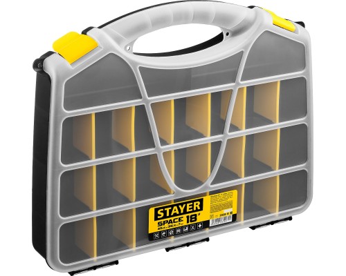 Пластиковый органайзер с 21 ячейкой SPACE-18, 455x355x70 мм, (18") STAYER 38038-18_z01