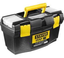 Пластиковый ящик для инструментов VEGA-16, 410x210x230 мм, (16") STAYER 38105-16_z03