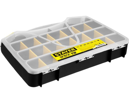 Пластиковый органайзер с 21 ячейкой SPACE-13, 320x260x60 мм, (13") STAYER 38038-13_z01