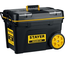 Пластиковый ящик-тележка для инструментов BIGPRO, 620x370x420 мм, (24.5") STAYER 38107-24_z01
