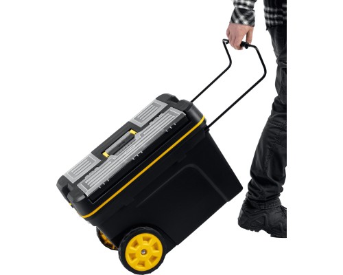 Пластиковый ящик-тележка для инструментов BIGPRO, 620x370x420 мм, (24.5") STAYER 38107-24_z01