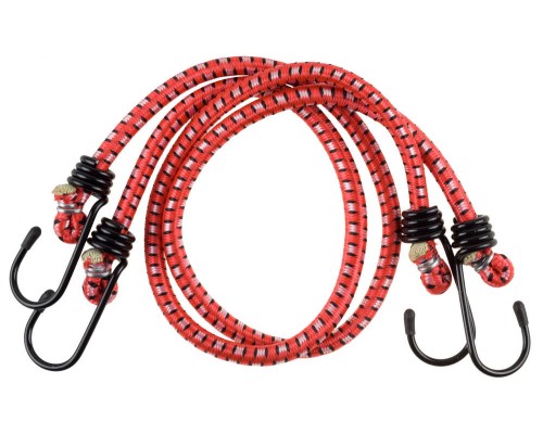 Крепежный шнур 60 см, d 7 мм, со стальными крюками, 2 шт, резиновый STAYER 40505-060_z01