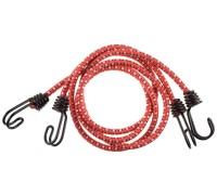 Крепежный шнур 100 см, d 8 мм, c двойным стальным крюком, 2 шт, резиновый STAYER 40506-100