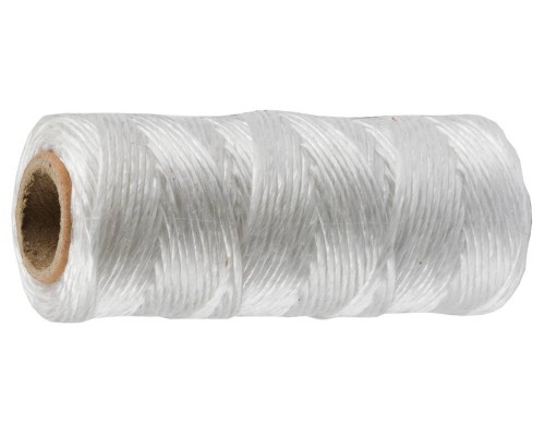 Полипропиленовый шпагат d 1.5 мм, 60 м, 800 текс, 32 кгс, белый STAYER 50071-060