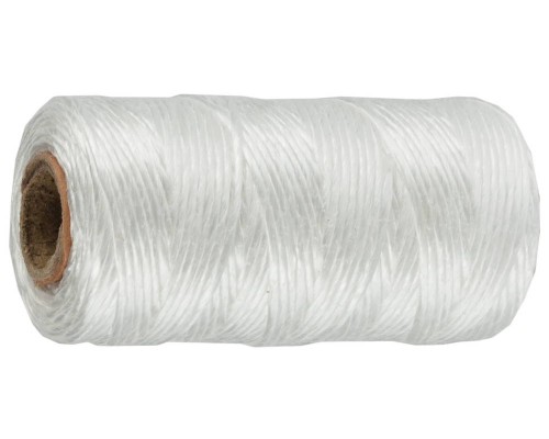 Полипропиленовый шпагат d 1.5 мм, 500 м, 800 текс, 32 кгс, белый STAYER 50071-500