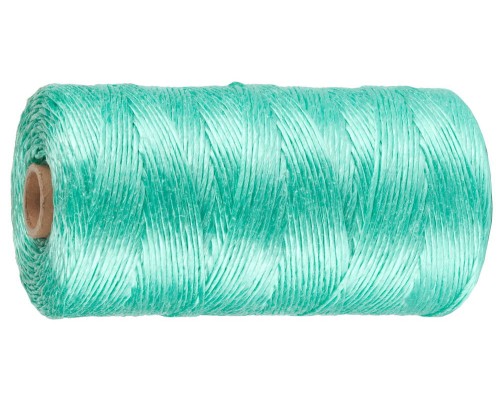 Полипропиленовый шпагат d 1.5 мм, 500 м, 800 текс, 32 кгс, зеленый STAYER 50073-500