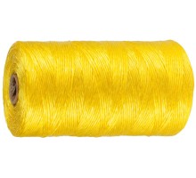 Полипропиленовый шпагат d 1.5 мм, 500 м, 800 текс, 32 кгс, желтый STAYER 50077-500