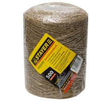 Льнопеньковый шпагат 500 м, d 1.4 мм, 1250 текс, 13.5 кгс STAYER 50110-500