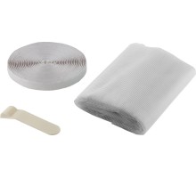 Противомоскитная сетка Comfort, белая, для окон, 1.1x1.3 м, с крепежной лентой STAYER 12480-11-13