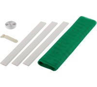 Противомоскитная сетка Comfort, зеленая, для двери, 1.0x2.2 м, с крепежной лентой STAYER 12502-10-22