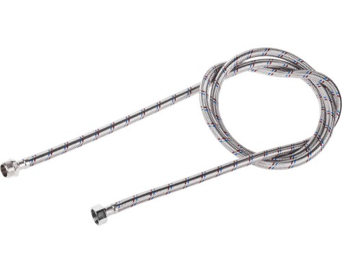 Гибкая подводка для воды 1/2", 2 м, гайка-штуцер STAYER 51015-G/S-200