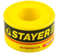 ФУМ лента 0.075 ммx25 ммx10 м, 0.40 г/см3 STAYER 12360-25-040