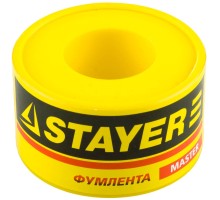 ФУМ лента 0.075 ммx25 ммx10 м, 0.40 г/см3 STAYER 12360-25-040
