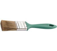 Плоская кисть LASUR-EURO, 38 мм, 1.5", смешанная щетина, пластмассовая ручка, для высокотекучих ЛКМ STAYER 01081-38