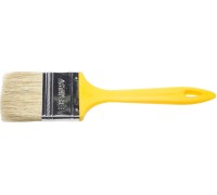 Плоская кисть UNIVERSAL, 63 мм, 2,5", светлая натуральная щетина, пластмассовая ручка, все виды ЛКМ STAYER 0107-63_z01