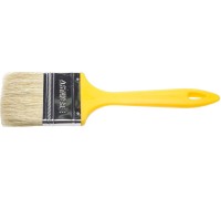 Плоская кисть UNIVERSAL, 75 мм, 3", светлая натуральная щетина, пластмассовая ручка, все виды ЛКМ STAYER 0107-75_z01