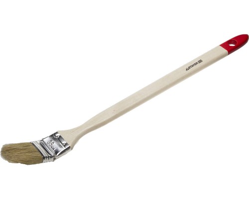 Радиаторная кисть UNIVERSAL, 38 мм, 1.5", светлая натуральная щетина, деревянная ручка, все виды ЛКМ STAYER 0111-38