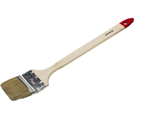 Радиаторная кисть UNIVERSAL, 75 мм, 3", светлая натуральная щетина, деревянная ручка, все виды ЛКМ STAYER 0111-75
