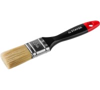 Плоская кисть Universal, 38 мм, 1.5", светлая, натуральная щетина, деревянная ручка, все виды ЛКМ STAYER 0104-038