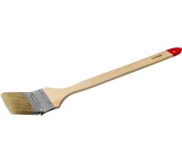Радиаторная кисть UNIVERSAL, 63 мм, 2,5", светлая натуральная щетина, деревянная ручка, все виды ЛКМ, радиаторная кисть STAYER 0112-63_z01