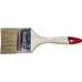 Плоская кисть UNIVERSAL, 75 мм, 3", светлая натуральная щетина, деревянная ручка, все виды ЛКМ STAYER 0101-075