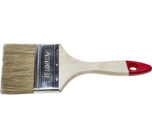 Плоская кисть UNIVERSAL, 100 мм, 4", светлая натуральная щетина, деревянная ручка, все виды ЛКМ STAYER 0101-100