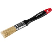 Плоская кисть Universal, 25 мм, 1", светлая, натуральная щетина, деревянная ручка, все виды ЛКМ STAYER 0104-025